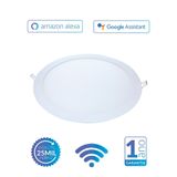 Kit 4 Painel Led Plafon Emb Alexa Wi-fi 24w 2700-6500k Avant