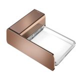 Saboneteira De Parede Flat Cobre Polido Docol