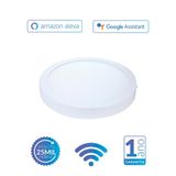 Kit 4 Painel Led Plafon Sob Alexa Wi-fi 24w 2700-6500k Avant