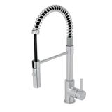 Misturador Monocomando De Mesa Para Cozinha Spin One Gourmet Cromado Deca