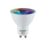 Lâmpada Inteligente Led Smart Wi-fi Dicroica Mr16 Neo 5w Luz Dimerizável Amarela-branca-rgb Base Gu10 Bivolt Avant