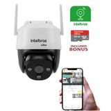 Câmera De Segurança Im7 Full Color 360 Speed Dome Intelbras C/ Cartão De Memoria 64gb