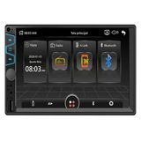 Central Multimidia 7 Roadstar Com Bluetooth Usb Cartão Sd