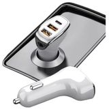 Carregador Veicular Cinzeiro Usb Type C 3.0 Turbo 38w Kd-304