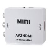 Adaptador Conversor De Rca Video Composto Av Para Hdmi - Av2hdmi