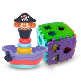 Brinquedos Educativos 1 Ano Bebê Menino E Menina Baby Pirata
