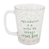 Kit Chá Completo - Caneca, Infusor E Aparador Caneca De Vidro Com Porta Caneca De Madeira E Infusor - Naturals Coisas Boas