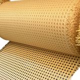 Palha Indiana Tipo Rattan Sextavada Tela Natural 21m X 50cm