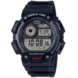 Relógio Casio Masculino Ref: Ae-1400wh-1avdf Digital World Time