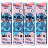 4x Gel Dental Infantil Stitch Sabor Morango 50g -dentalclean