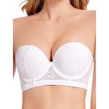 Sutiã Crushnow Longline Sem Alças Push Up Acolchoado Uplift 38d