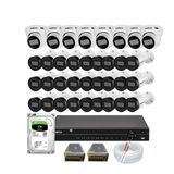 Kit Intelbras 32 Câmeras De Segurança Vhd 1130 30m Dvr De 32 Canais Mhdx 1232 Hd 3tb