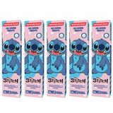 5x Gel Dental Infantil Stitch Sabor Morango 50g -dentalclean