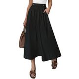 Saia Maxi Cflonge 2025 Bohemian Flowy De Cintura Alta Para Mulheres