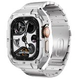 Pulseira/caixa De Relógio Em Aço Inoxidável De 45 Mm Para Apple Watch Series 9