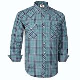 Camiseta Masculina Coevals Club Western Cowboy Pearl Snap Plaid 2gg