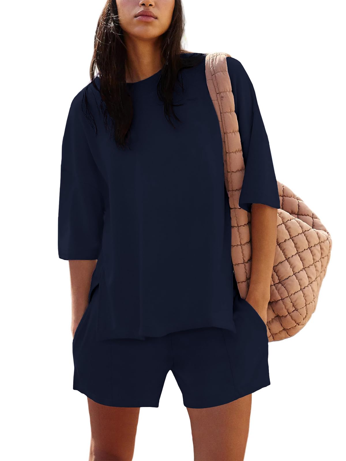 Conjunto De Lounge Feminino Coccko, 2 Peças De Verão, 100% Algodão 2025