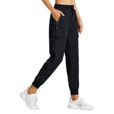 Calças De Caminhada Libin Femininas Pretas Xs Leves Resistentes À Água