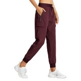 Calças Femininas Libin Para Viagens, Caminhadas, Acampamento, Pesca, Vinho, Tinto