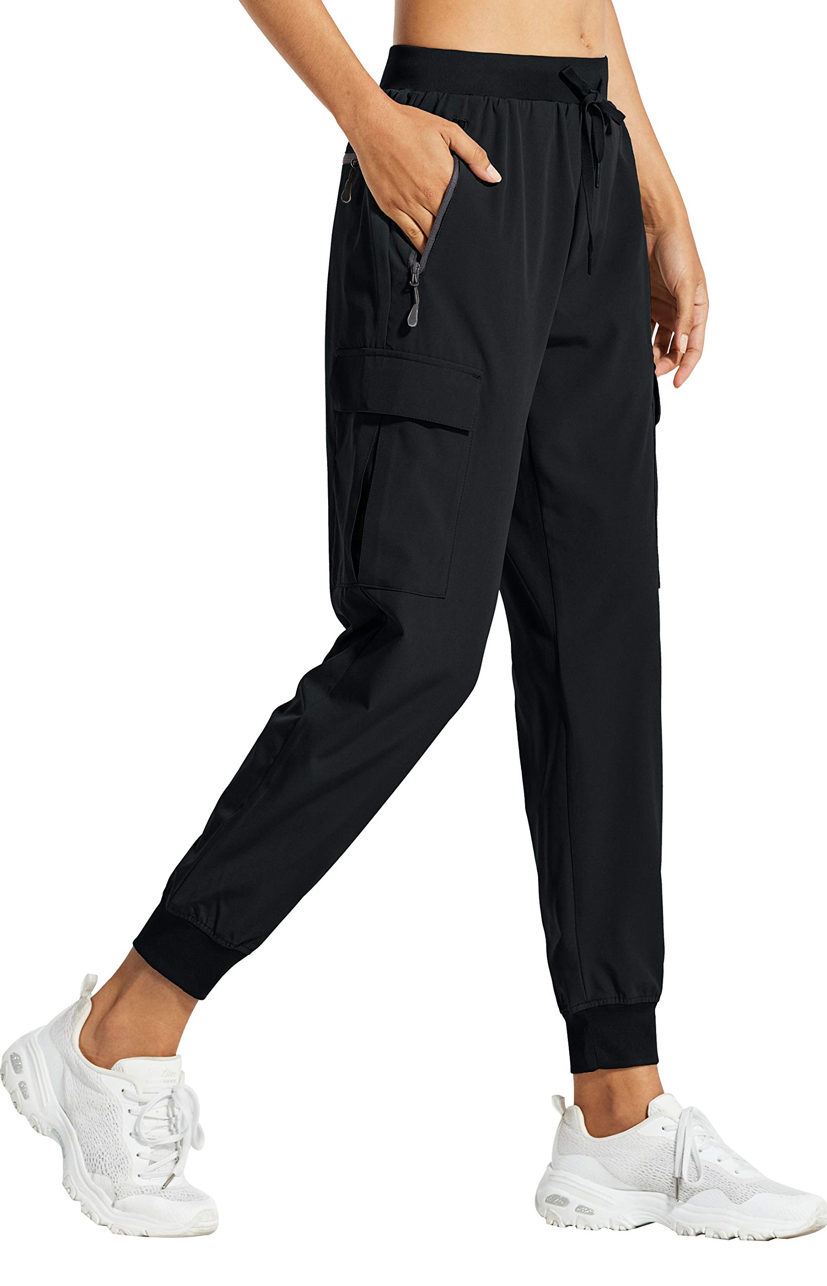 Lounge Casual Feminino Joggers Libin, Atlético, Preto L