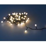 Decoração Cordão Pisca Pisca Led 40 Bolinhas Branco Quente