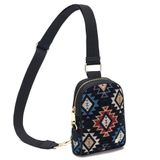 Bolsa Tipo Estilingue Inicat Travel Leather Crossbody Preta Para Mulheres
