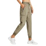 Calças De Caminhada Libin Femininas Cargo Joggers Cáqui Tamanho Gg