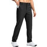 Calça De Golfe G Gradual Stretch Dress Quick Dry Para Homens, Preta