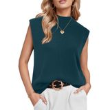 Colete De Suéter Arach&amp;cloz Spring 2025 Feminino Verde Escuro