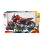 Moto Fire Light Cores Sortidas 474 - Bs Toys