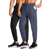 Calça De Moletom Masculina Muzege, Atlética, Azul Marinho, Para Homens