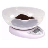 Balança Para Cozinha Digital Com Cuba Acrilico De Alta Precisao 5kg