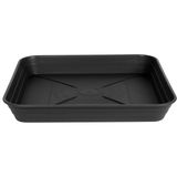Bandeja Para Pires De Plantas Feyvdzv Square 50 Cm De Plástico, Pacote Com 3