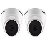 Kit 2 Câmera De Segurança Intelbras Vhl 1220 D Com Resolução De 2mp Visão Noturna Incluída Branca