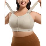 Sutiã Esportivo Vfus High Impact, À Prova De Choque, Tamanho Grande, Feminino