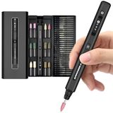 Caneta De Gravação Elétrica Am Arrowmax Mini Com 42 Bits Preta