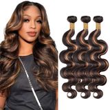 Pacotes De Cabelo Diexrlamx Body Wave Brazilian Virgin Remy P1b/30