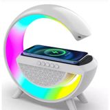 Luminária Rgb Caixa Som G Speaker Carregador Indução Al-8778