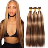 Hair Weave Zevpiul Honey Blonde 8a Grade Brazilian 3 Pacotes