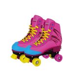 Patins Ajustável 31 A 34 Rosa - Fenix Rl-06