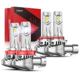 Lâmpadas De Nevoeiro Lasfit Beam H11 9005 2025 Atualização 6000k X4