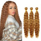 Pacotes De Cabelo Huxowax Highlight Deep Wave 8a Brazilian Virgin