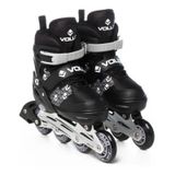 Patins In Line Cinza E Preto Tam 31/34 - Vollo Vpc251p