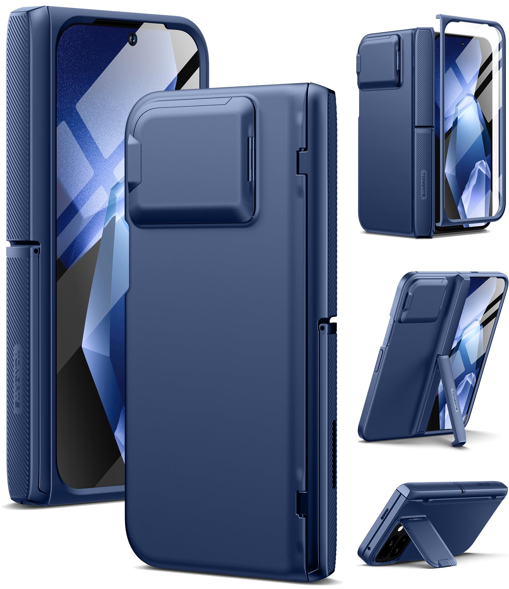 Capa De Telefone Tongate Magnetic Com Capa De Câmera Para Pixel 9 Pro Fold