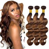 Pacotes De Cabelo Zevpiul Highlight Body Wave P4/30 45-50cm 3x100g
