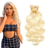 Pacotes De Cabelo Freiuoke 613 Body Wave Blonde 22 Cm 3 Pacotes