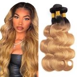 Pacotes De Cabelo Mamart Honey Blonde Body Wave 100g 8a 20 22 24cm