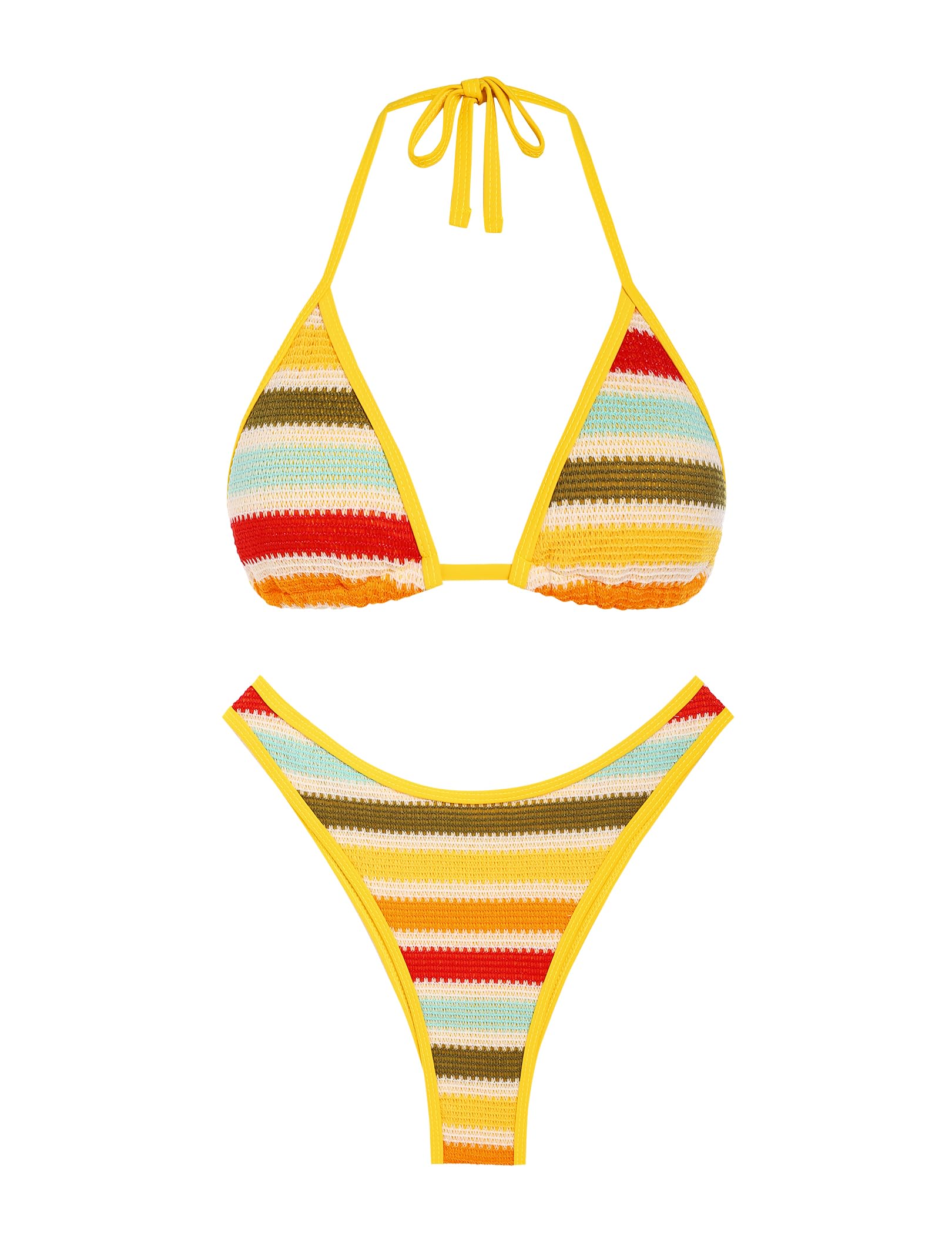 Biquíni, Fato De Banho, Seamoly Halter, Duas Peças, Roupa De Banho Feminina