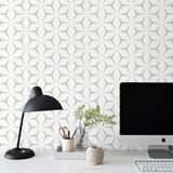Papel De Parede Heroad Peel And Stick Modern Light Grey 45 Cm X 20 M