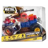 Monster Wheels Dinossauro T-rex Metal Machine Candide 8709